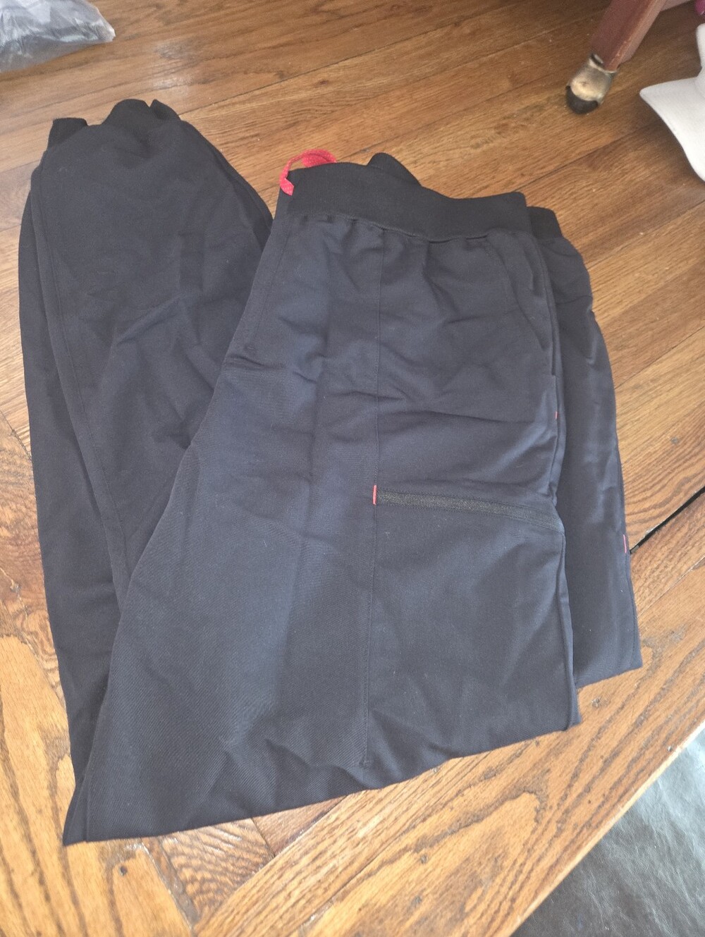 Fabletics Black Jogger Scrub Pants - 2X/T